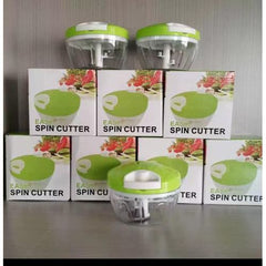 Easy Spin Cutter – Manual Hand-Powered Food Chopper