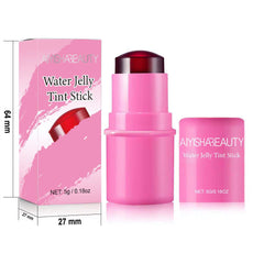 Aiysha Beauty Water Jelly Tint Stick – Moisturizing & Long-Lasting Lip & Cheek Tint (pack of 4)