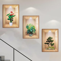 3D Wall Sticker Set (3pcs)