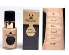 Miss Rose Purely Natural Foundation – Lightweight & Full Coverage Makeup