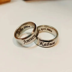 Customized Name Ring With Box